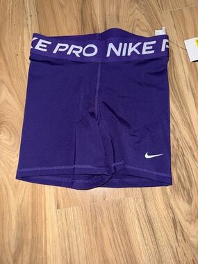 Nike Pro 5" Purple Shorts